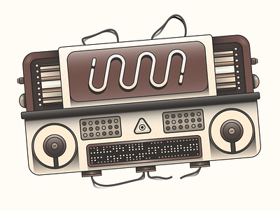 PURP-L branding brown cassette design flat gnog gradient graphic design illustration ko op logo ux vintage weird