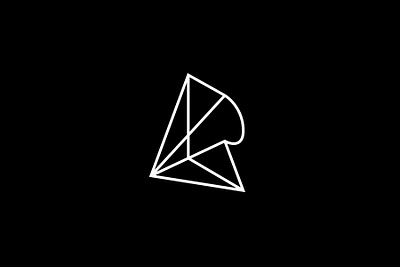 Prism R Logo Mark branding diamond gradient logo mark prism r logo