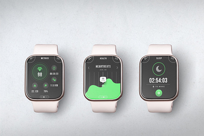 Smartwatch Application design illustration smartwatch ui ui ux ux