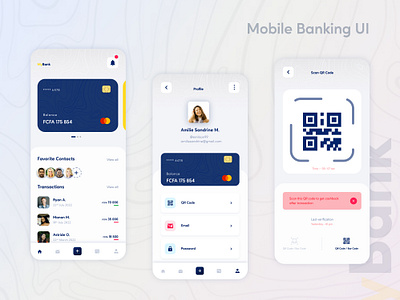 Mobile Banking UI Design app branding design graphic design logo logo logotype cameroon ui ux vector