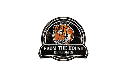 From The House Of Tigers adobe illustrator art artist branding design designer graphicdesign house illustration kennel logo old retro tiger ui ux vector