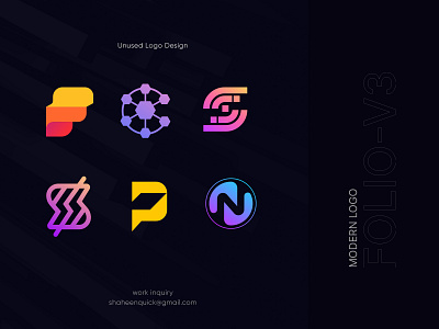 Modern Logo Design l Logo Folio brand identity brand mark branding clean design creative creative logo ecommerce logo design logo design agency logo folio logomark logos logotypo minimal minimalist logo modern logo modern symbol monogram symbol vector logo