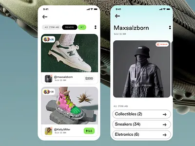 NFT app app nft sku sneaker src srp