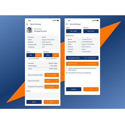 Money transfer app Redesign Ui 3d adobe photoshop adobexd animation app branding design figma graphic design home page illustration landing page logo money motion graphics transfer ui ux webdesign xd ui kit