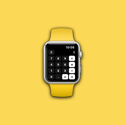 applewatch calculator app app design graphic design
