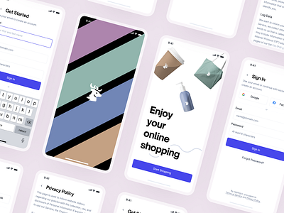 Cervo ✦ E-commerce App UI Kit clean e commerce app fashion app figma ios mobile mobile app ui kit modern pixel perfect premium shopping app ui kit store app ui kit