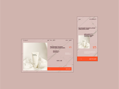 CULT BEAUTY skincare cosmetics website beauty brand clean cosmetics design ecom ecommerce editorial fashion magazine shop skincare store ui