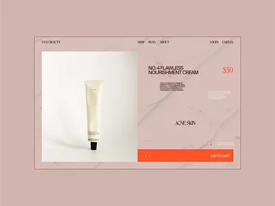 CULT BEAUTY skincare cosmetics website beauty brand clean cosmetics design ecom ecommerce editorial fashion magazine shop skincare store ui