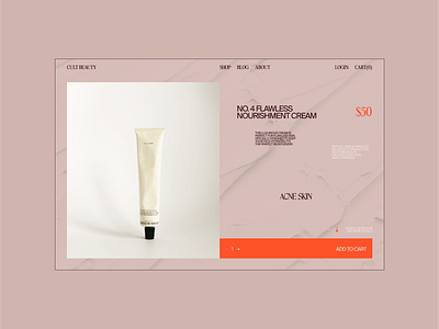 CULT BEAUTY skincare cosmetics website beauty brand clean cosmetics design ecom ecommerce editorial fashion magazine shop skincare store ui