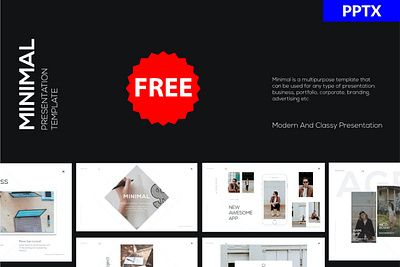 Free MINIMAL Business Powerpoint - LS excel keynote marketing minimal minimalist mockup modern multipurpose powerpoint ppt presentation presentation template seo simple slide smart object social media social media template template templates