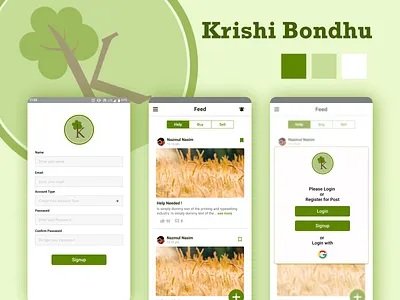 Krishi Bondhu UI Design app branding design graphic design icon illustration logo typography ui ux vector
