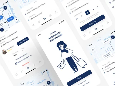 City Ride - A New Way Of Ride-Sharing appideas design development early stage startup iosdeveloper mobileapp mvp mvpdevelopment raisefunds ride sharing startup uidesign uxdesign webappdevelopment