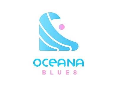 Oceana Blues Sunset Alt. Logo blue brand japan 2021 logo design ocean pink summer olympics summer surf summertime sunset surf logo surfing tidal wave tribal water wave waves weekly warmup