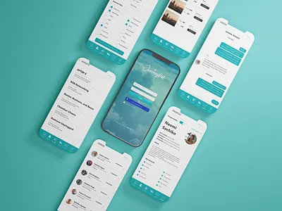Application design | JourneyPal app app design application application design blue branding design flight graphic design green journey logo networking screens travel travel app travel application ui user interface vector