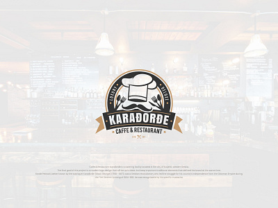 Caffe & Restaurant Karađorđe adobe branding caffe combination cook design graphic design identity illustrator karadjordje logo logomark mark mustache petrovic restaurant traditional typography vector vintage