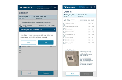 Amtrak Booking Screens 1 app clean design ui ux