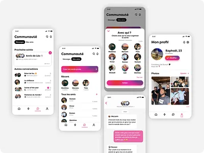 Bumpii app design app apple branding bumpii button conversation gradient ios menu mobile mobile design modal view product product design profile tab bar ui ui design ux ux design