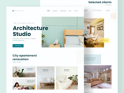 Architecture Website furniture furniture website home homepage landingpage ui uiux web web design website