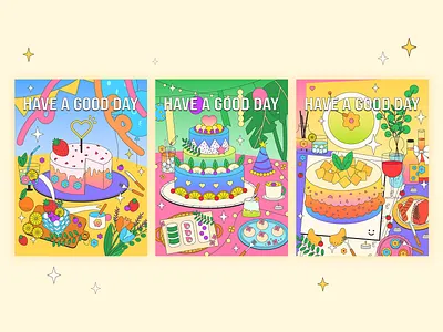 HAVE A GOOD DAY design illustration