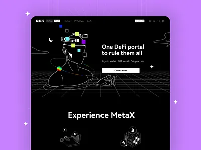 DeFi rebrand homepage branding landingpage visual webdesign