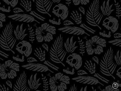 Midnight Jungle apparel beach clothing design illustration pattern towel tropical