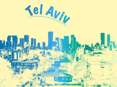 Tel Aviv - Illustration graphic design illustration tel aviv