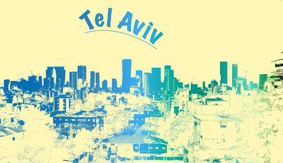 Tel Aviv - Illustration graphic design illustration tel aviv