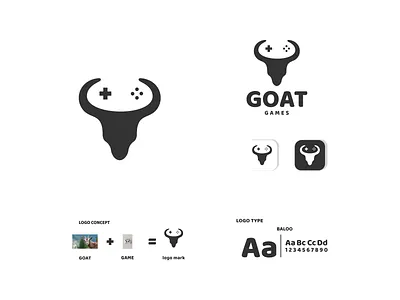 goat and game console app branding design graphic design icon illustration logo typography ui