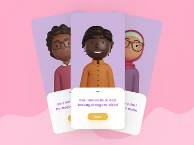 New Friends App design mobile app mobile ui ui ui design ux