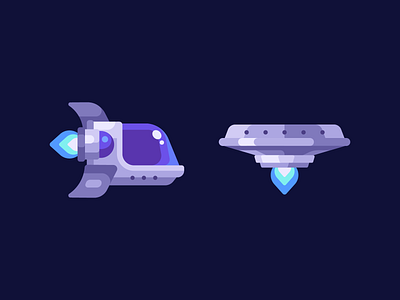 Bounce in Space 2 - boosters game illustration space spaceship vector