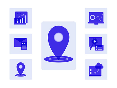 Abstract Gradient Icons abstract design figma icon gradient icons icon iconiex icons illustration