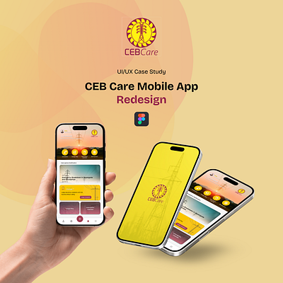 CEB Care - Electricity Mobile App Redesign ceb care app design figma ios mobile app redesign ui uiux user experience design ux