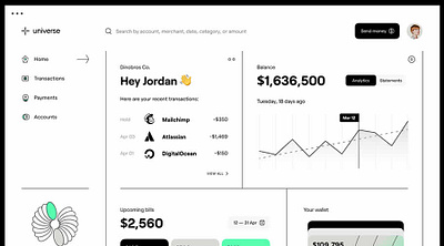 UI Dashboard Design design ui