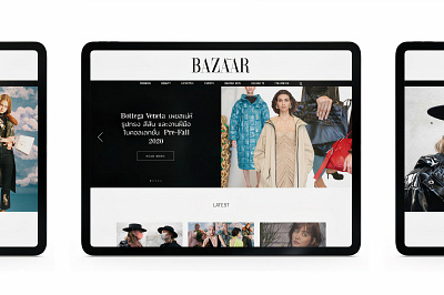 Harper's Bazaar Thailand uiux web design web development website