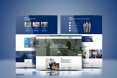 Cleaning Business Website – WordPress UI/UX cleaningservice seo uiux webdesign wordpress
