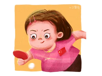 Olympic champion series丨Chen Meng illustration