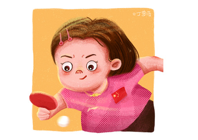 Olympic champion series丨Chen Meng illustration