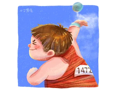 Olympic champion series丨Gong Lijiao illustration