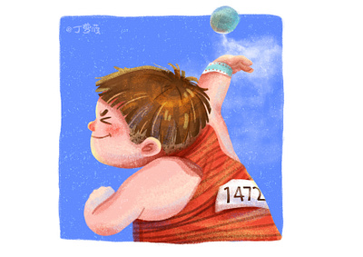 Olympic champion series丨Gong Lijiao illustration