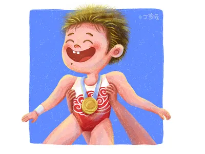 Olympic champion series丨Quan Hongchan illustration