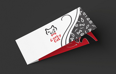 Lucky Cat Menu branding design graphic design illustration logo typography ux vector