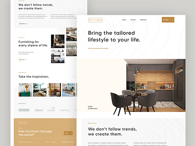 Ottimo Modular Furniture design furniturewebsite ui ux webdesign website