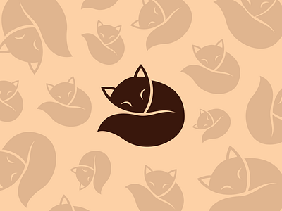 Fox Logo #4: Fox + Coffee Bean/Fortune Cookie? animal branding brown coffee coffee background coffee bean coffee bean logo coffee logo cookie cookie background cookie logo design dog fortune cookie fortune cookie logo fox fox logo illustration logo sleeping fox