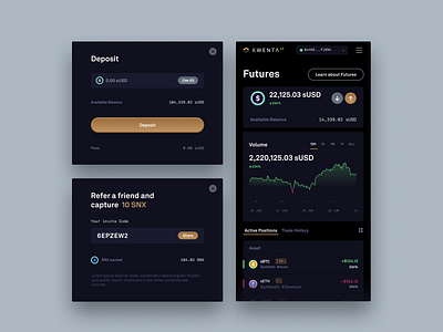 Decentralized Futures Exchange - Kwenta.io blockchain crypto crypto exchange cryptocurrency decentralized deposit ethereum exchange futures margin trading platform