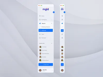 Dashboard Sidebar Navigation debut design menu navigation responsive side navigation sidebar ui ux