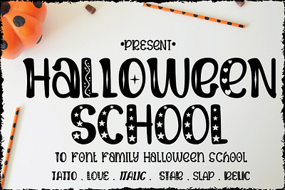 Halloween School animation branding design font awesome font design graphic design hand drawn illustration lettering logo monongramfont motion graphics typography ui