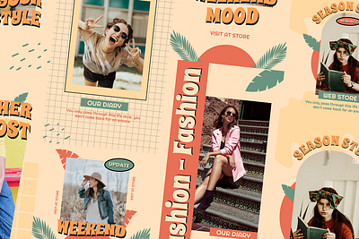 Kimori Instagram Template botanical girly