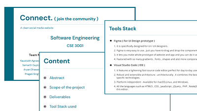 PPT Template design formal ppt project template ui ux