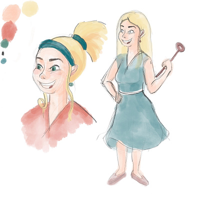 Character design character character design handdraw illustration procreate