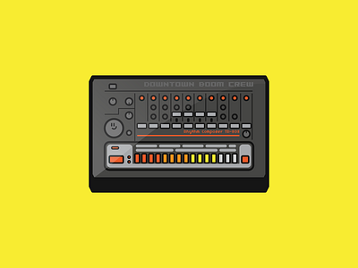 TR-808 Drum Machine breaks cute drum machine drums hip hop house icon illustration roland sampler sequencer techno tr 808